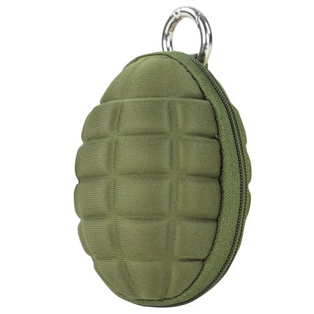 CONDOR OUTDOOR PRODUCTS GRENADE KEY CHAIN POUCH, OLIVE DRAB 221043-001
